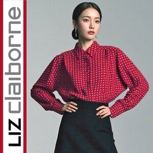 Liz Claiborne | Foulard Printed Vintage Blouse